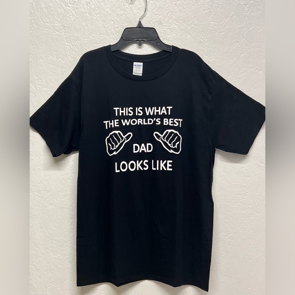 MENS 100% Cotton Graphic Soft T-Shirt Black